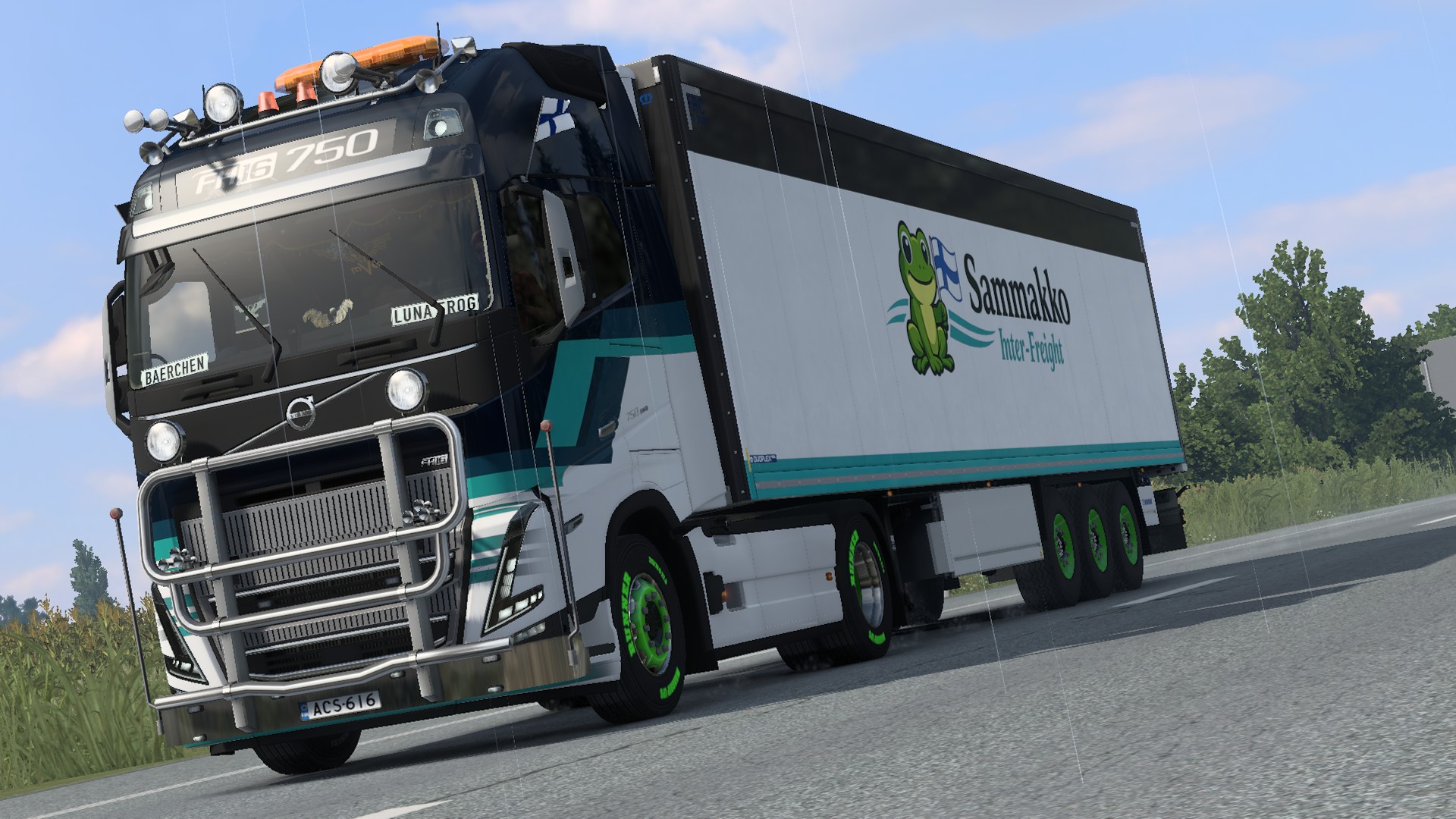 Sammakko truck ready for dispatch